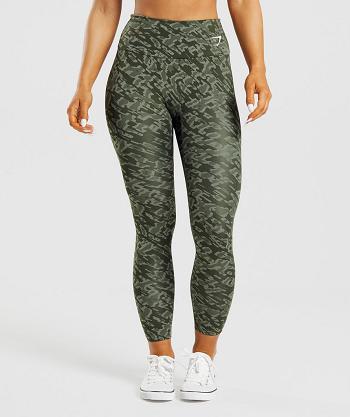 Leggins Gymshark Entrenamiento Mujer Verde | CO 2848VRW